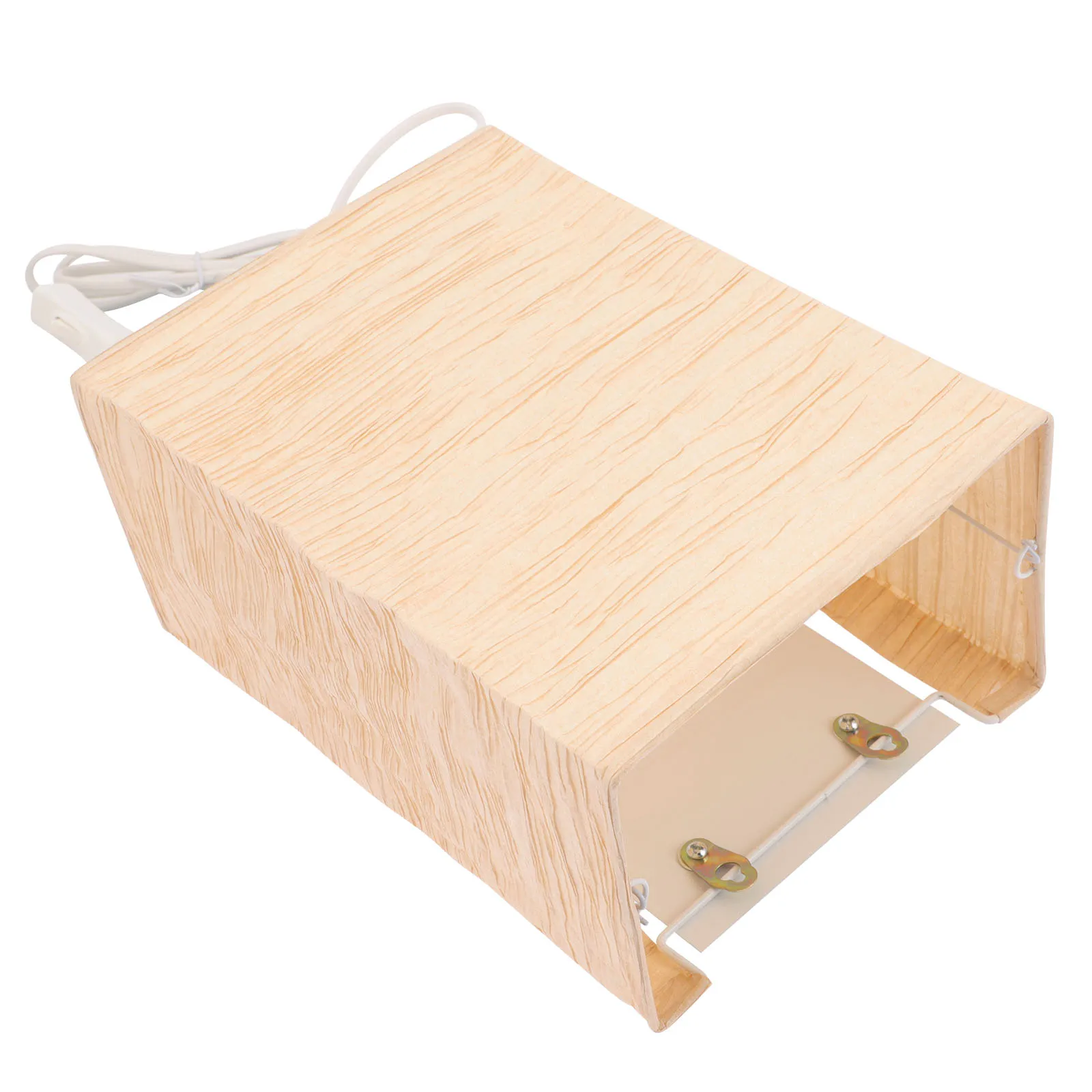 

Nordic Style Paper Wall Lamp Brown Striped Corridor Lights Elegant Decorative Lighting Simple Bedroom Hotel Porch Fashionable
