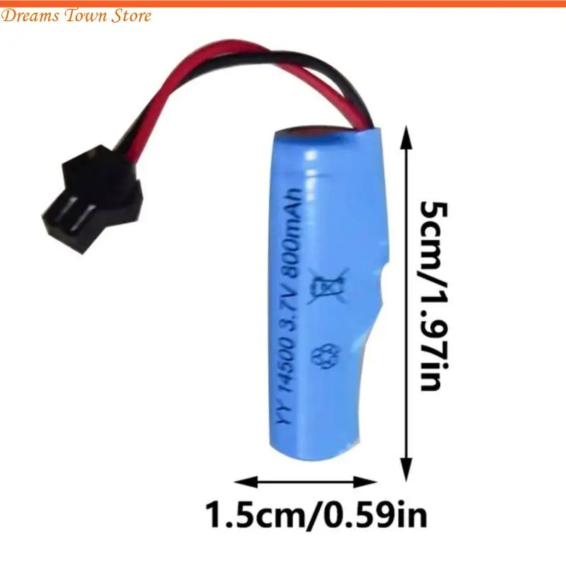 HX6A 3.7V 14500 بطارية قابلة لإعادة الشحن 800 مللي أمبير في الساعة طائرة هليكوبتر التحكم عن بُعد سيارة تستخدم طاقة مستقرة #6