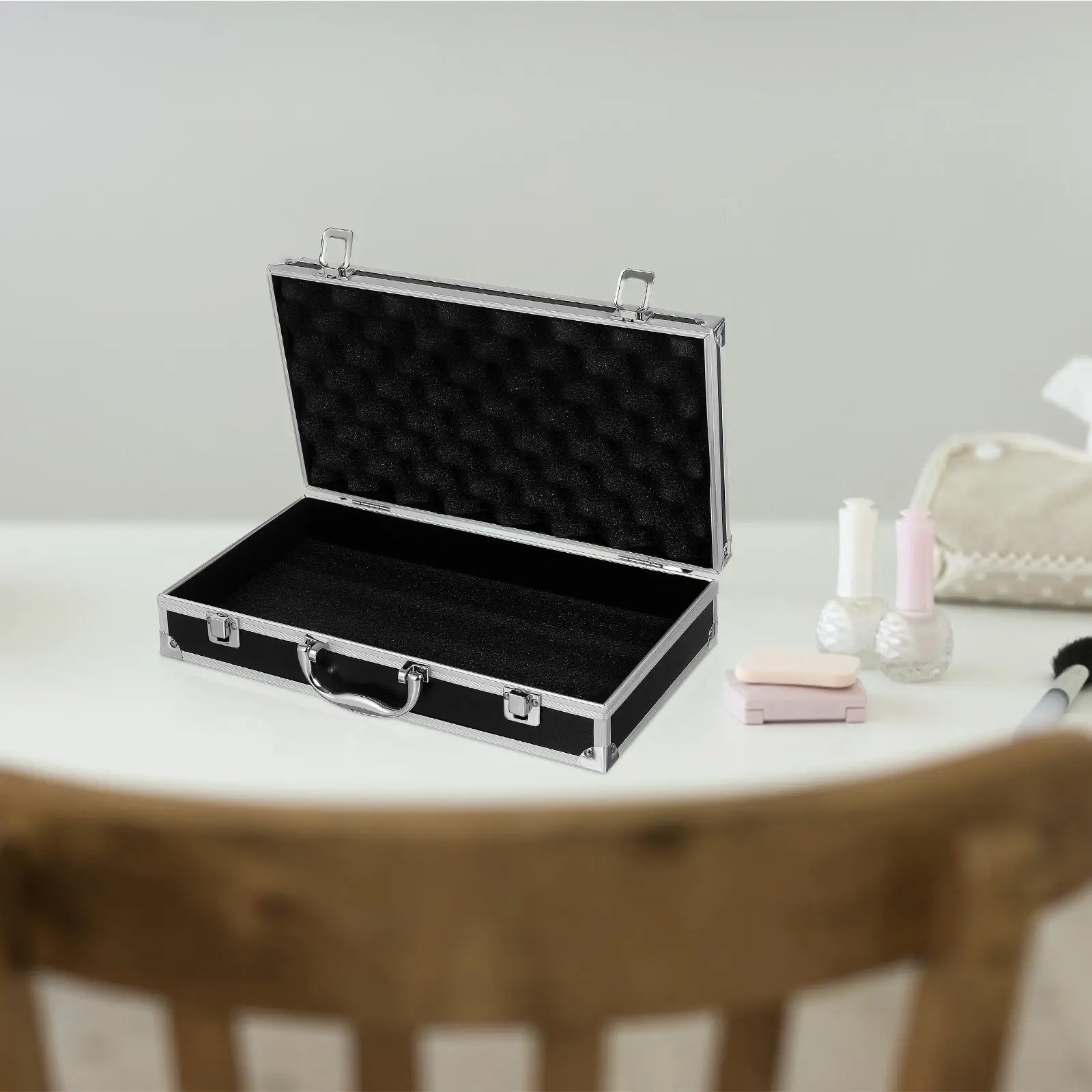 

Портативный большой ящик для инструментов из алюминиевого сплава, кейс для хранения медикаментов, многофункциональный чемодан для инструментов, алюминиевый кейс