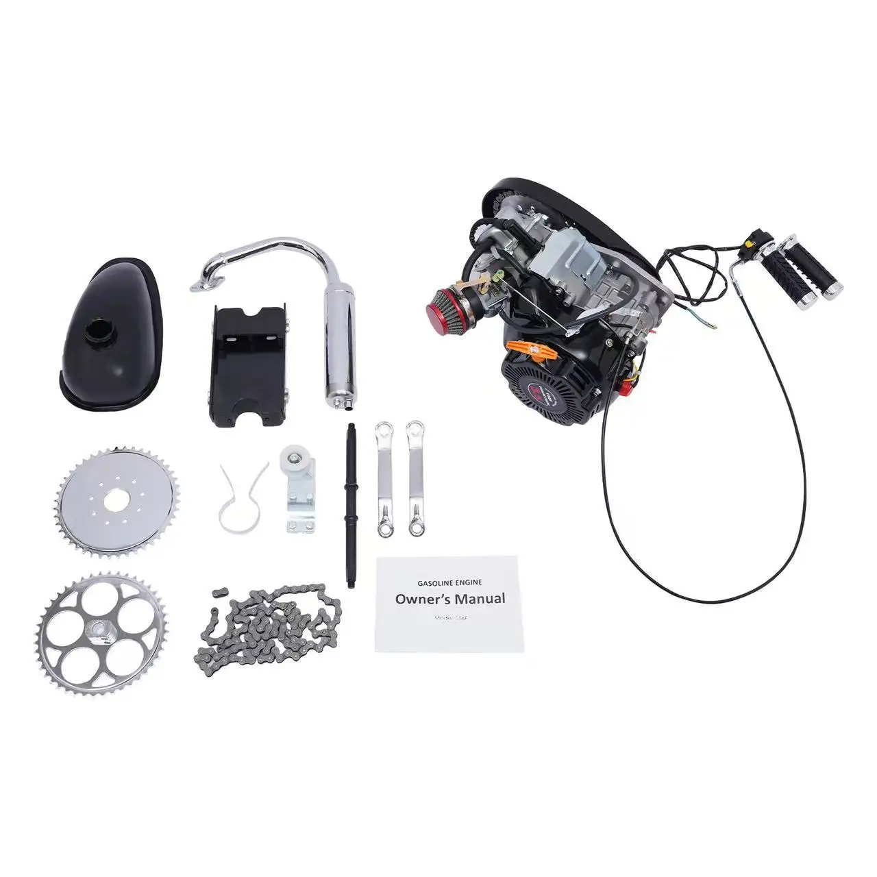Four-stroke 100cc Chain Drive Engine Full Set of Motorcycles