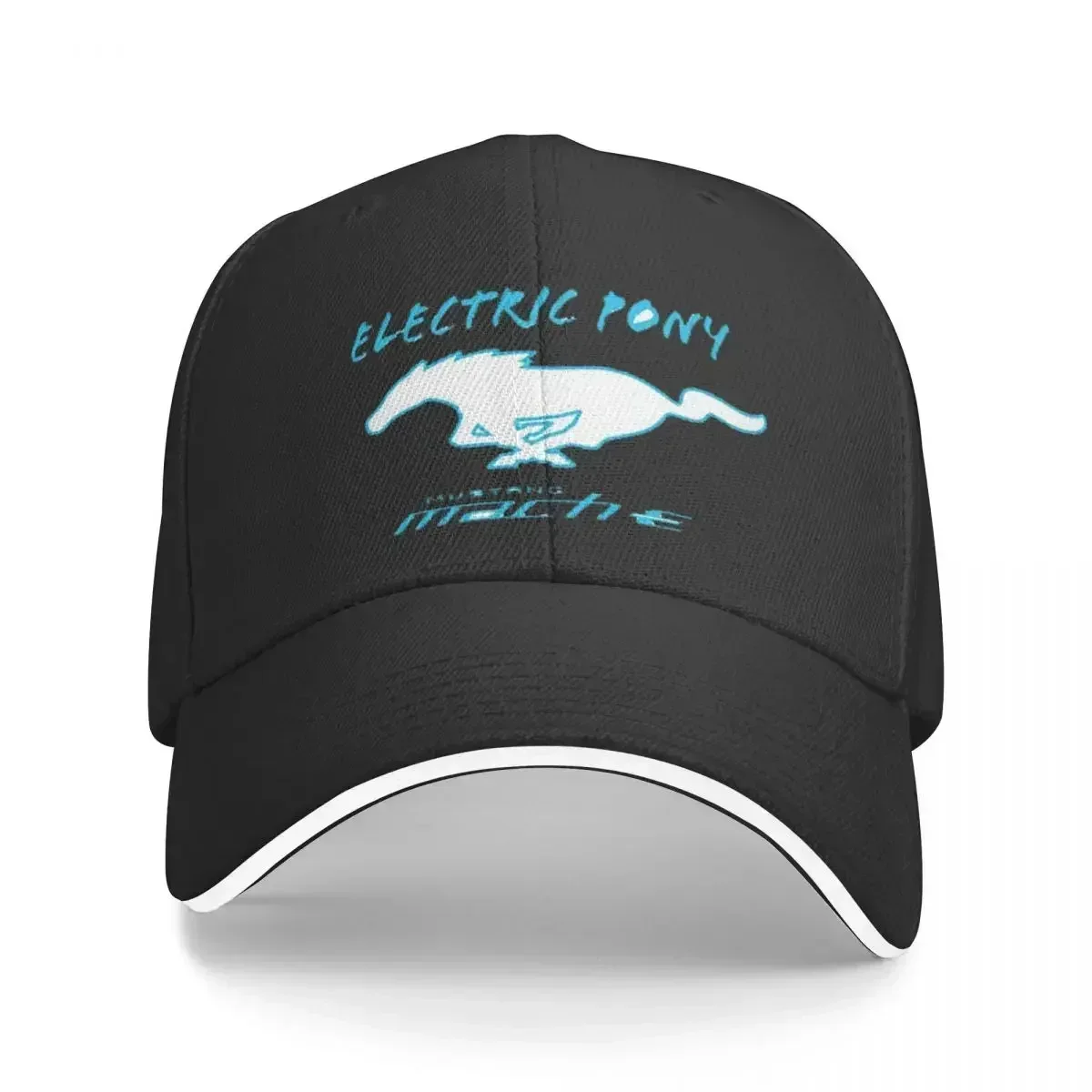 Electric Mustang Mach-E  Cap Fashion Casual Baseball Caps Adjustable Hat Unisex Baseball Hats Customizable Polychromatic