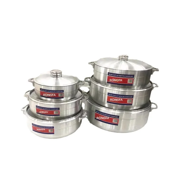 Aluminum pot set 6pcs SOLISHING COOKWARE