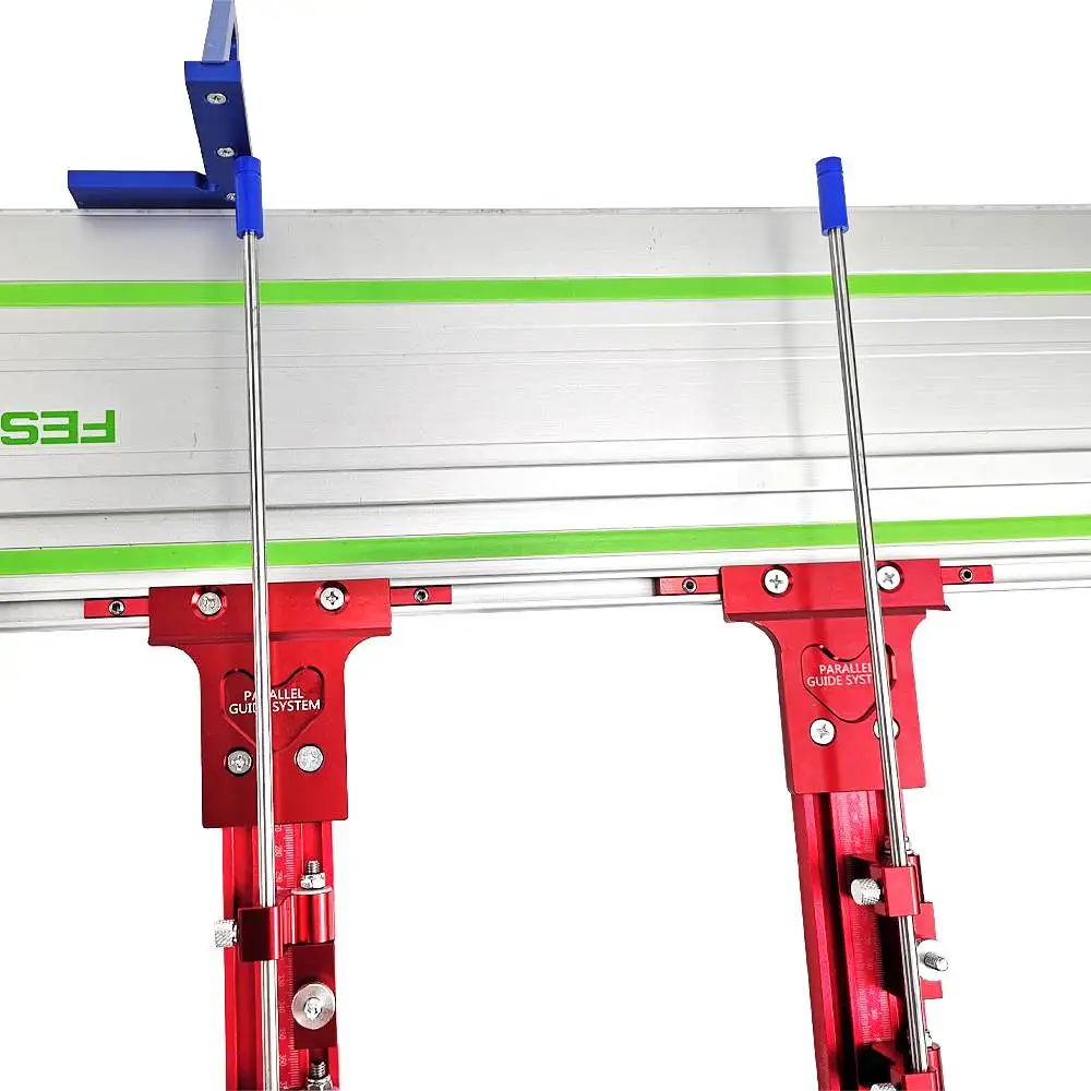 Imagem -04 - Alumínio Alloy Parallel Guide System Cortes Repetitivos para Track Saw Rail Festool Ferramenta de Madeira mm no tipo