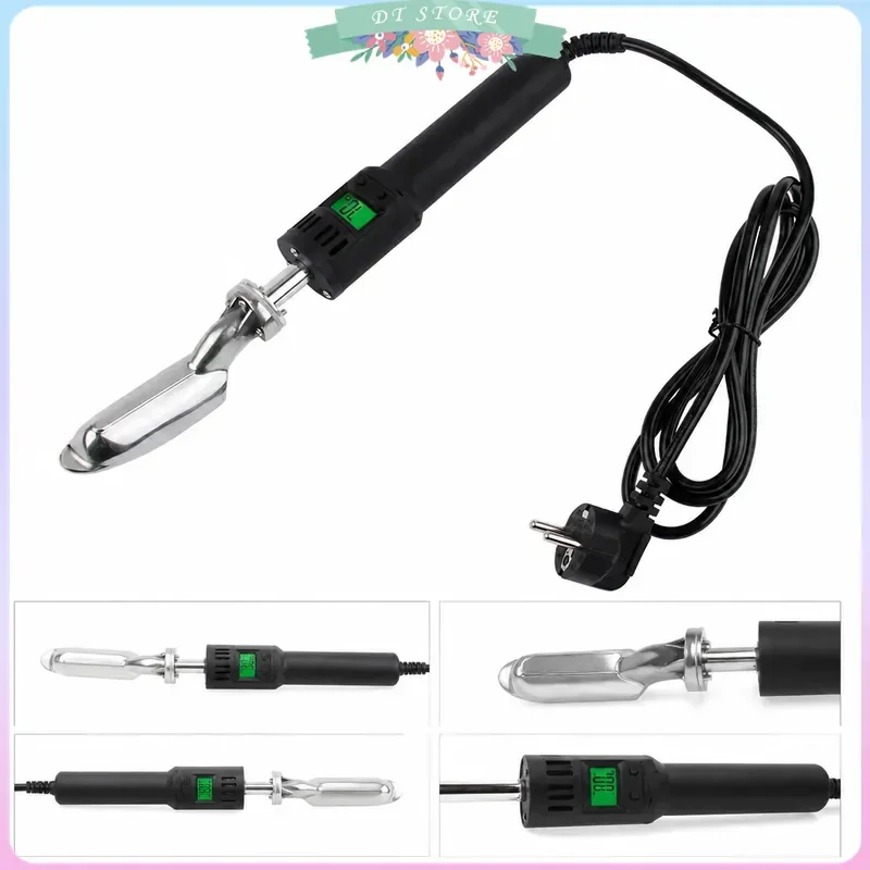 Digital Display Adjustable Temperature Electric Soldering Iron Heat Press Machine for Bag Leather Craft Dry Iron Wrinkle