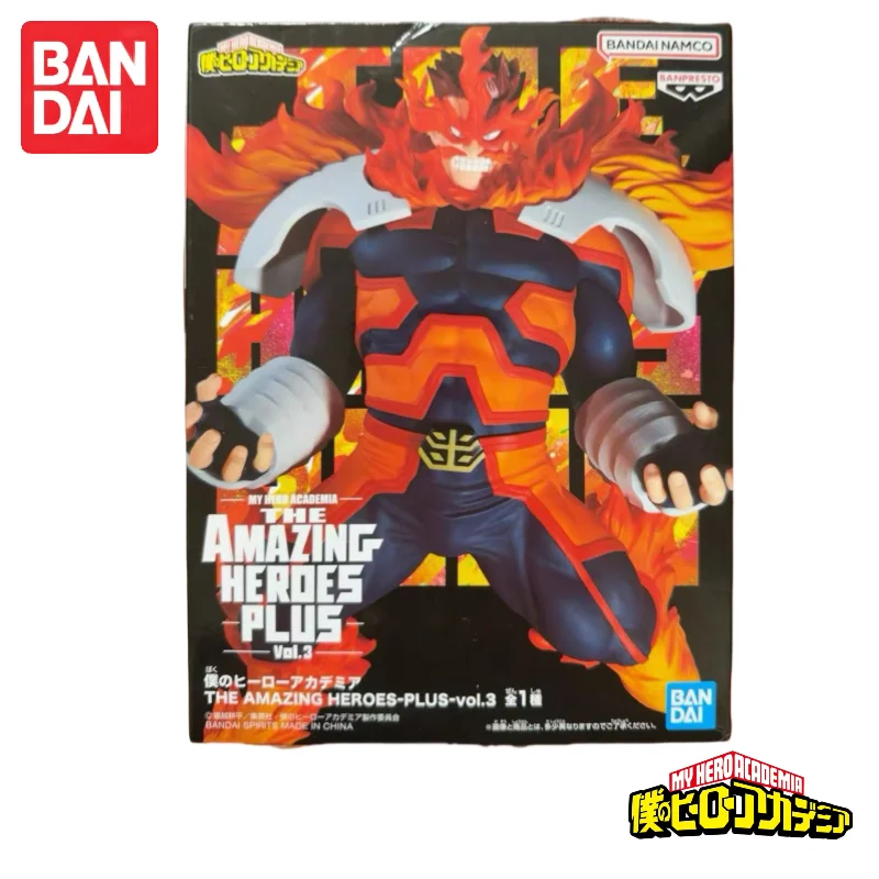 

In Stock Original Bandai Banpresto My Hero Academia The Amazing Heroes Plus-Vol.3 Endeavour Prizes Garage Kit Model Static