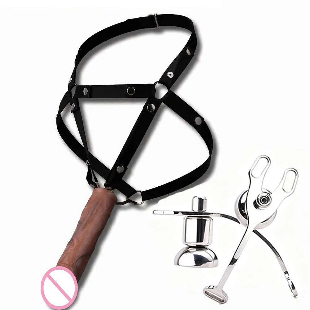FRKO Flat FUFU Chastity Cage With Real Dildo Chastity Belt BDSM Virginity For Sissy Men Alternative Toy CBT Slave Gay  18+