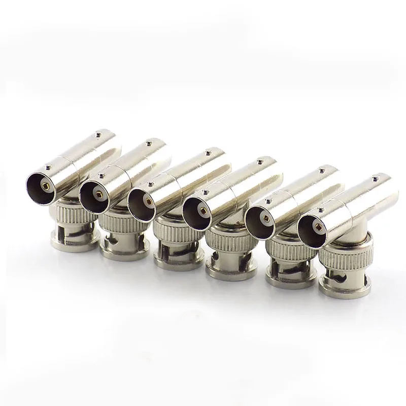 10pcs BNC Connector 1 Male To 2 Female Ends Coupler Adapter For CCTV IP Camera Security System