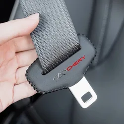 2pcs Car Seat Belt Clip Protector Seatbelt Buckle Plug Protective Cover for Chery Tiggo 2 3 4 5 6 7 8 3X 5X Pro T11 5X Glx 7