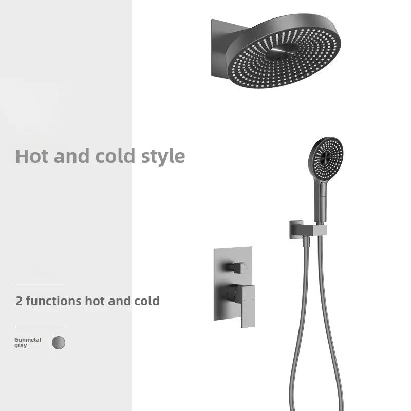 جودة عالية 10 سنوات الضمان صمام ثرموستاتي نظام دش مخفي مجموعة لفندق فيلا النحاس الحمام خلاط دش صنبور