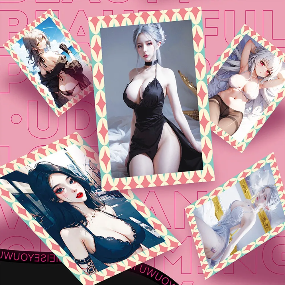 Dewi cerita kartu Waifu Foxy cantik menggoda kartu kecantikan kotak Booster baju renang Bikini pesta mainan Doujin dan hobi hadiah