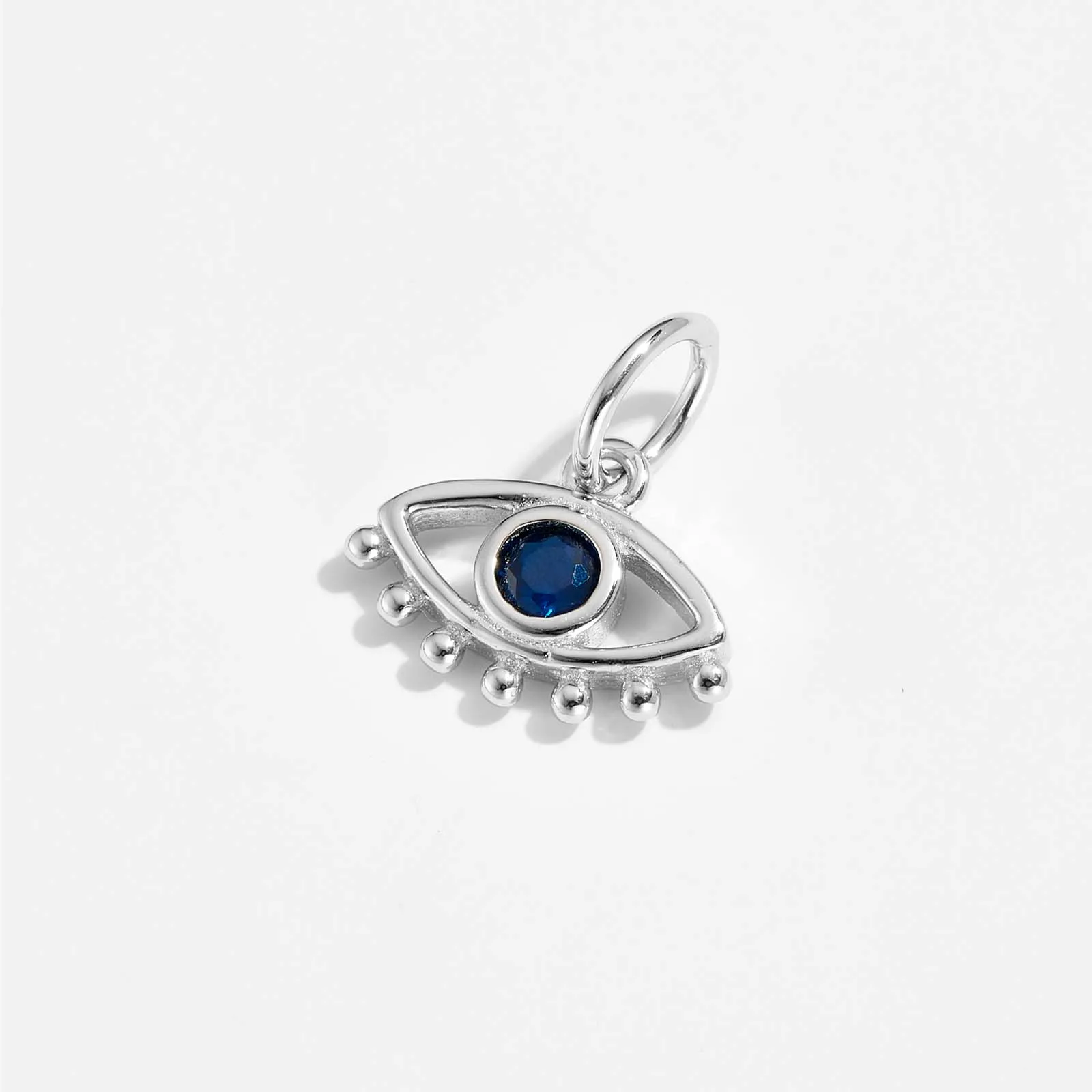 قلادة فضة إسترليني للنساء ، عين شريرة ، كمثرى حمراء ، حبات جوهرة كريستالية ، صناعة قلادة ، دائرة ، فاخرة ، 3 × 6 مم #4