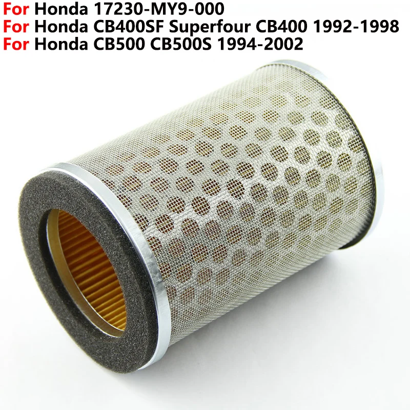 

Motorcycle Parts Dirt Bike Air Filter For Honda 17230-MY9-000 CB400SF Superfour CB400 CB500 CB500S 17230MY9000 Motor Accessories