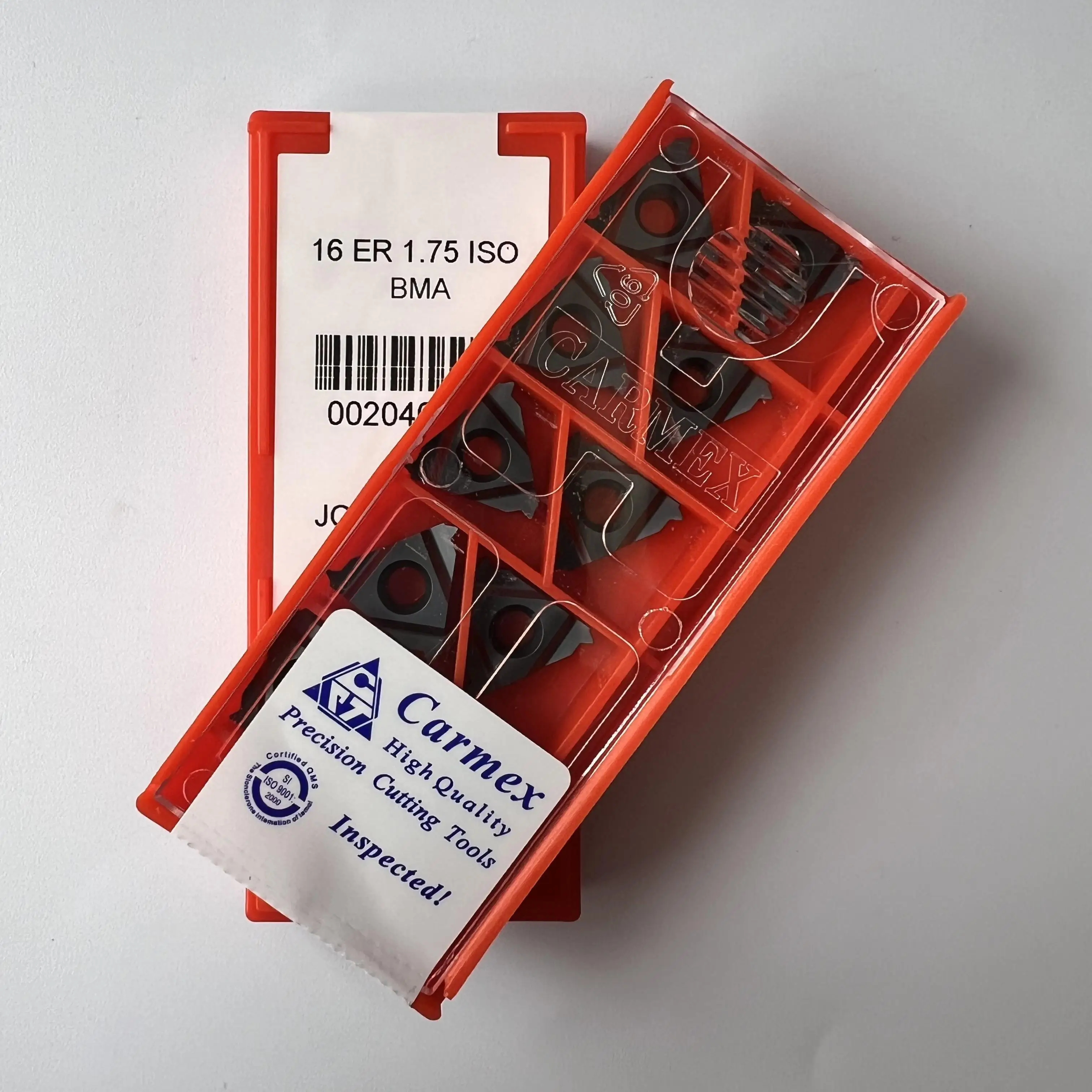 16ER1.75ISO BMA/Origineel mes Carbide CNC-blad 10ST