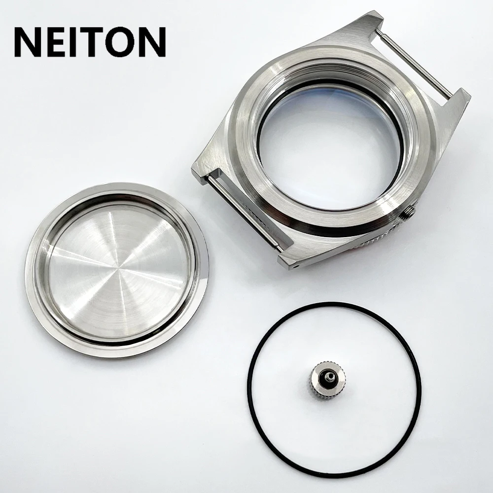 NEITON 40mm Watch Case Sapphire Glass 100m Water Resistant Fit NH35 NH36 Movement