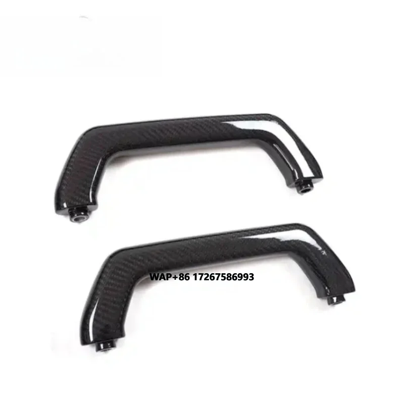 

2020-2023Year Defender B Pillar Side Handle Cover Carbon Fiber Material Fit for Defender Car Interior Handrail Armrest Trim