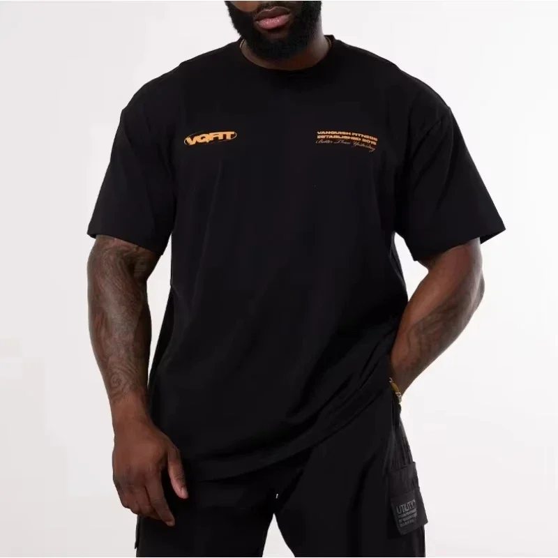 

Motorcycle cotton breathable casualT-shirt fashion letter print crew neck short-sleeved T-shirt fashion couple short-sleeved top