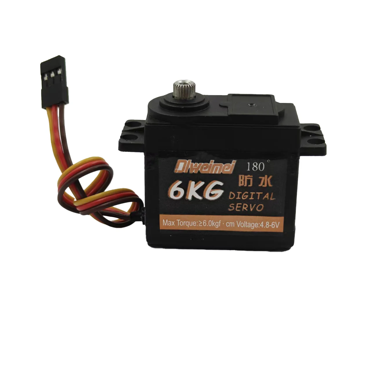 

Dlweimei 6KG Metal Gear Digital Servos Waterproof for 1/10 RC Car Helicopter Boat Plane Wltoys Trx
