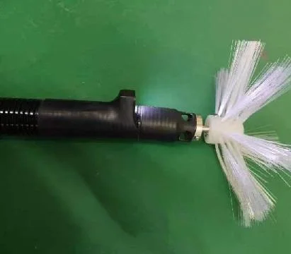 Manufacturer supplies industrial air duct cleaning process Robot tube cleaning machine with camera