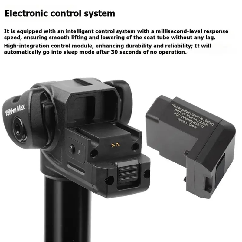 ABJM-Racework Wireless Bluetooth Electric Dropper Seat Post For Mountain Road Bicycles Controlled Drop Functionality 31.6