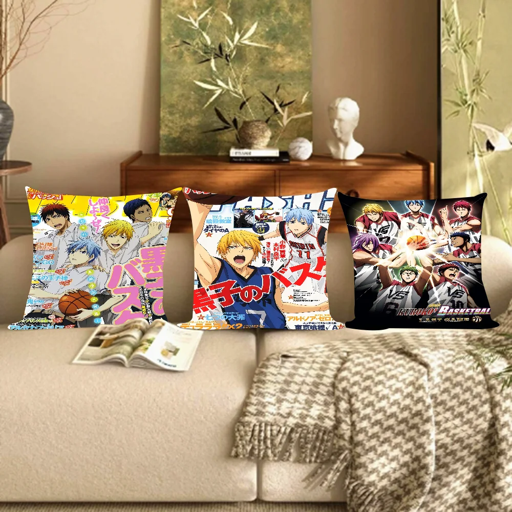 Anime Kuroko S Basketball Pillowcase Toon Gift Cushion Cover Bedroom Home Sofa Chair Seat Decor Pillow Case