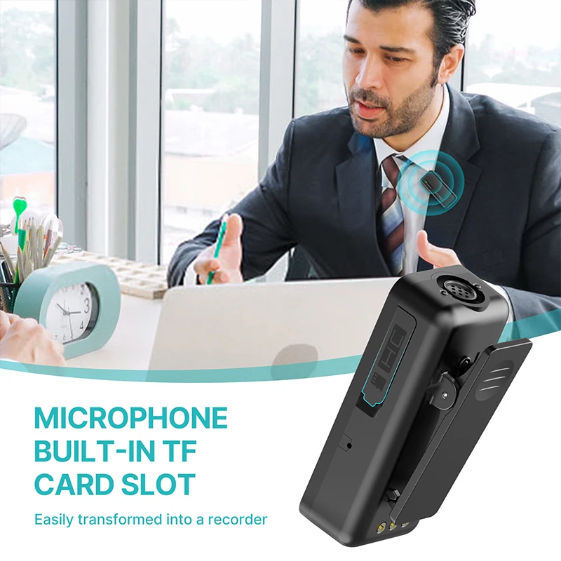 Ulanzi Pena Rekaman Suara Mikrofon Nirkabel 2.4G untuk iPhone 14 13 12 11 Pro Max X XS XR Max Mikrofon Noise Cancelling