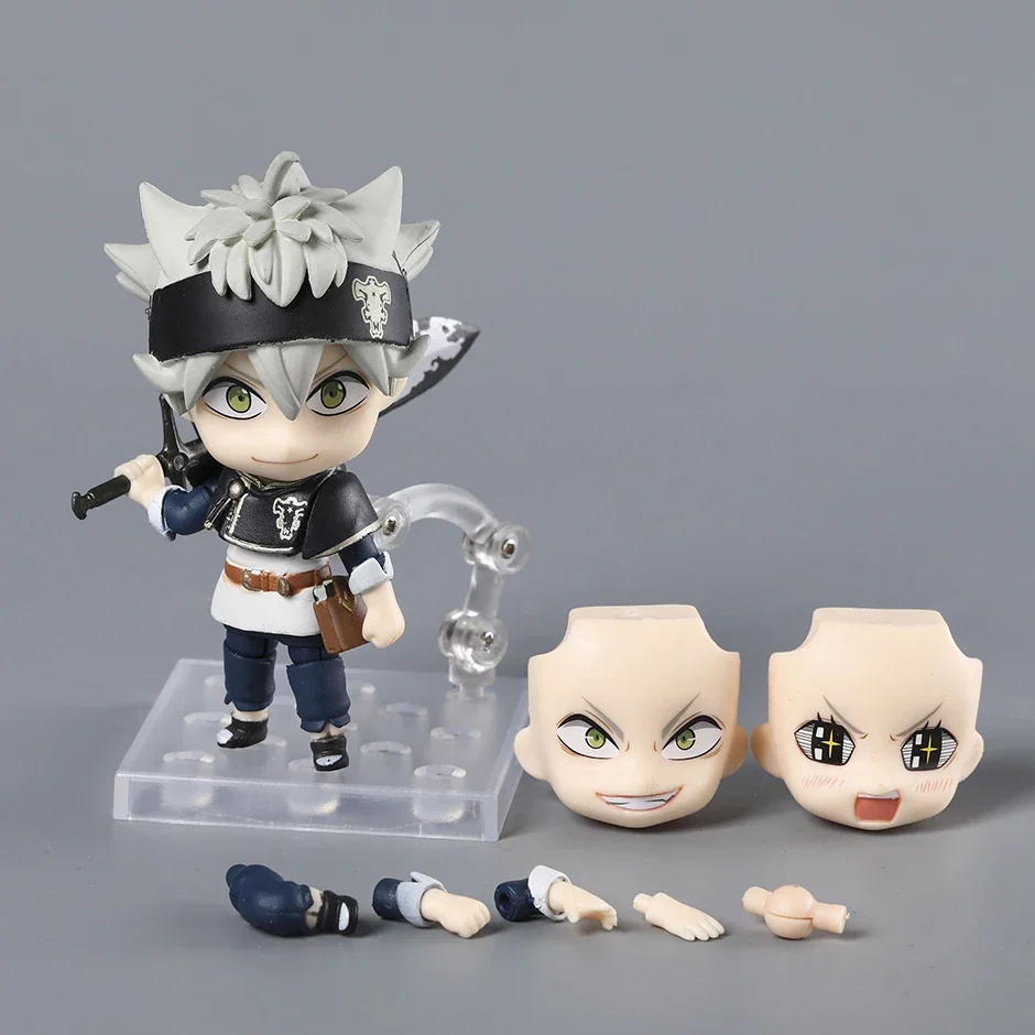 # 2659 Figuras de Acción de Anime Black Clover Asta Versión Q, Set de Muñecos Articulados, Juguetes Coleccionables de Escritorio, Regalo, Versión Regular