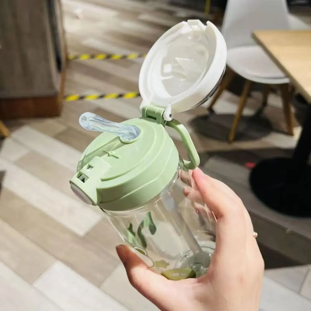 Bear Transparent Plastic Water Bottle Portable 550/650ml Portable Sport Tea Cup Cute Plastic Kids Water Bottle Kids