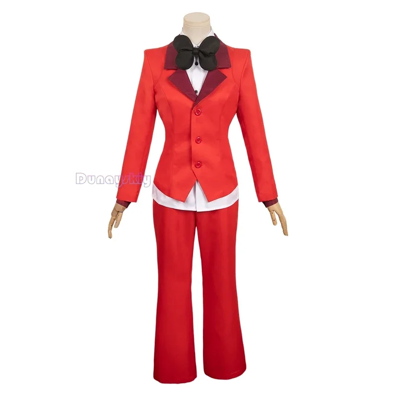 Charlie Morningstar Cosplay Cartoon Hotel Fantasia Costume For Disguise Adult Women Top Pants Outfits Halloween Carnival Suit