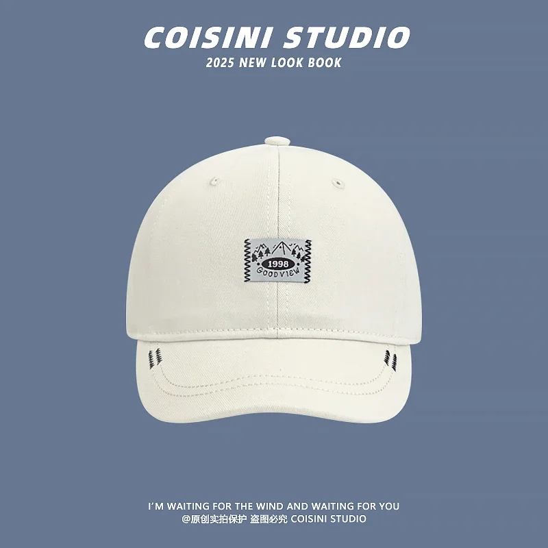 

American Retro Niche Design Short-brimmed Baseball Cap for Men and Women Spring Summer Travel Sunscreen Versatile Hip-hop Hat