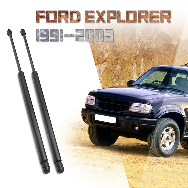 Soporte de elevación de la tapa del maletero trasero del coche, brazo amortiguador para Ford Explorer 1991-2003, varillas de soporte, 2 unids/set