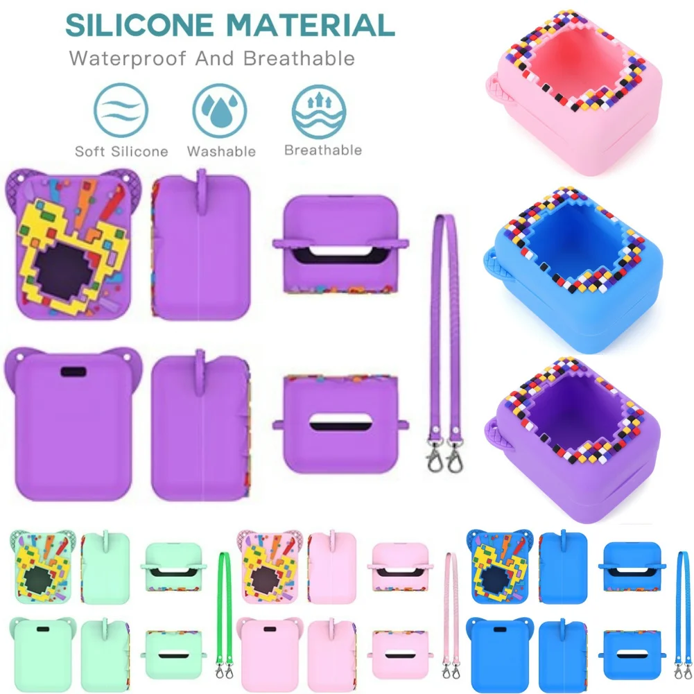 Silicone Case Washable Protective Case Silicone Cover Case Protective Skin Sleeve for Bitzee Dis Ney Interactive Toy Digital Pet