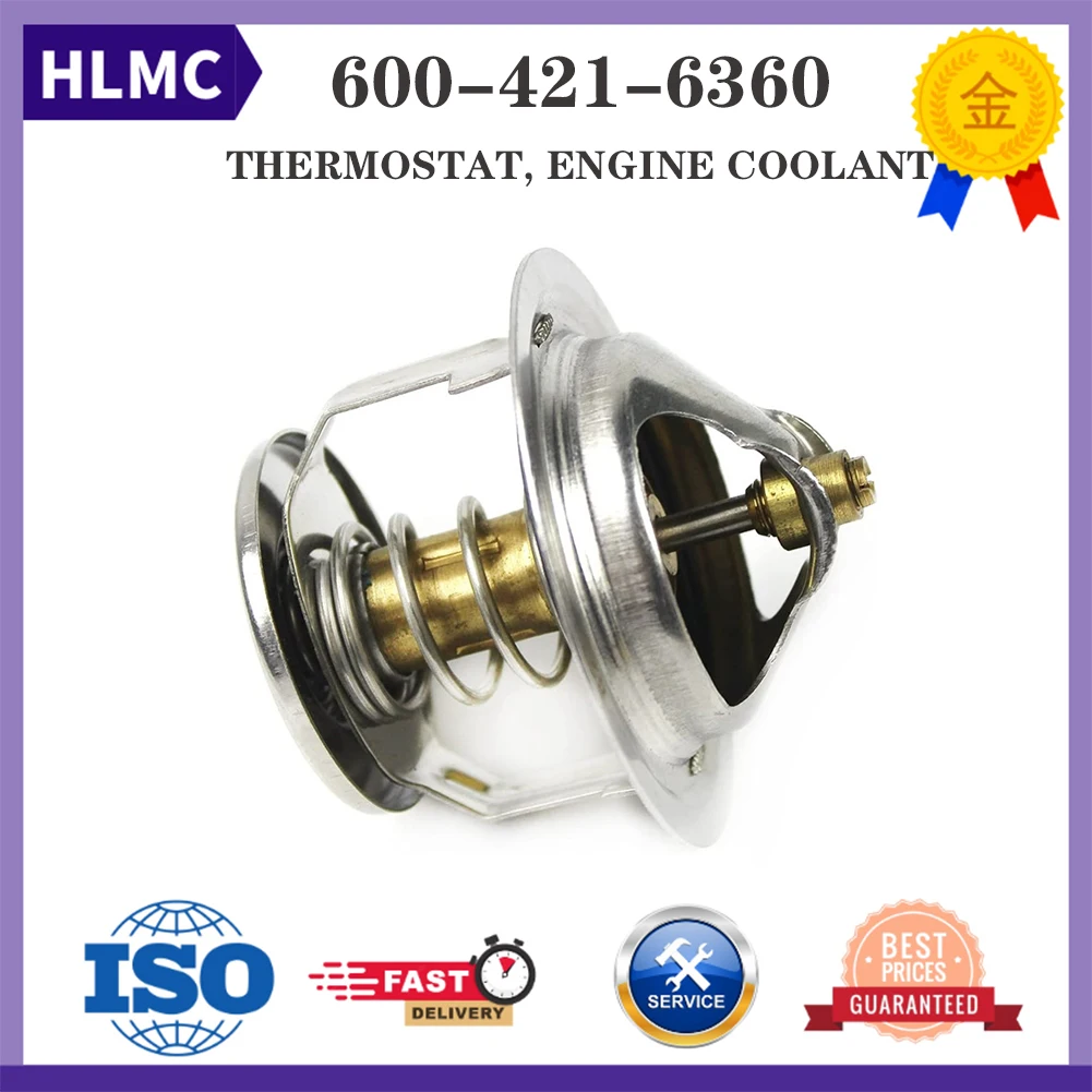 

Aftermarket replacement Thermostat 600-421-6360 PC250LC-6L PC220LC-6L PC210LC-6L Excavator SAA6D95LE SA6D95L S6D95L Engine