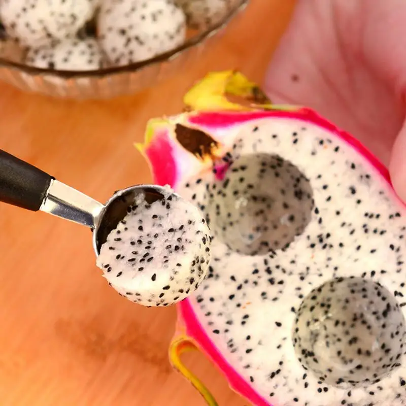 Boule de fruits multifonctions pour touristes, boule de fruits, cuillère à citron d'eau, pelle à melon, pot de fruits, boule de purée de pommes de terre, cuillère à crème glacée