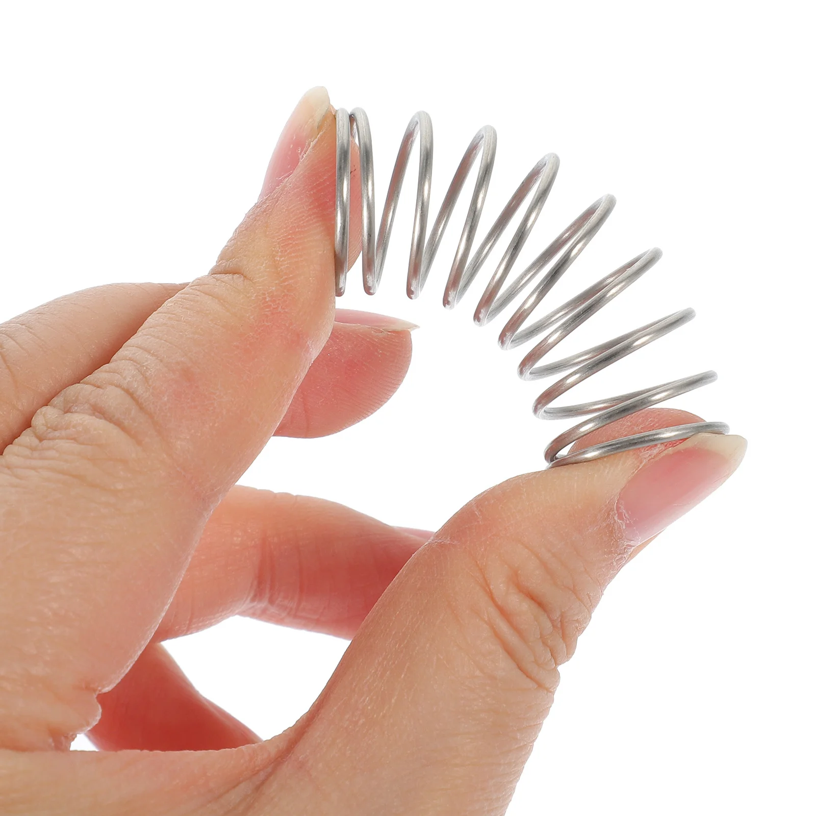 

10Pcs Durable Metal Compression Springs Stable Elastic Force for Various Devices Maintenance Mechanical Compression Springs