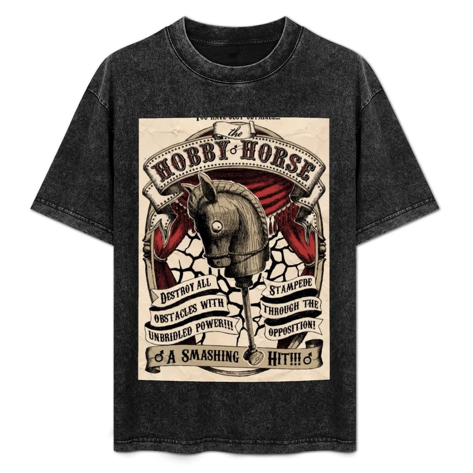 

Alice Madness Returns's Hobby Horse T-Shirt Abstract Pattern Print Top