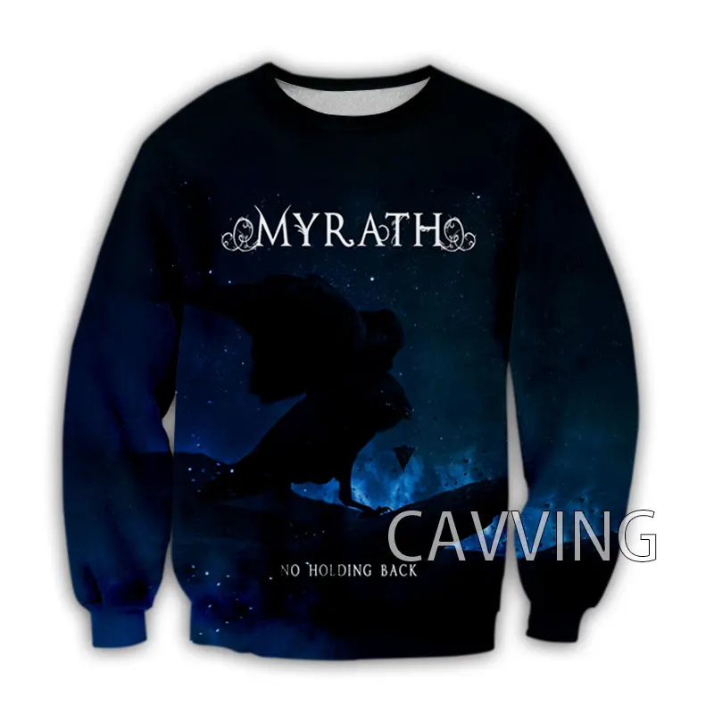 

CAVVING 3D Printed Myrath Band Crewneck Sweatshirts Harajuku Styles Tops Long Sleeve Sweatshirts for Men/women