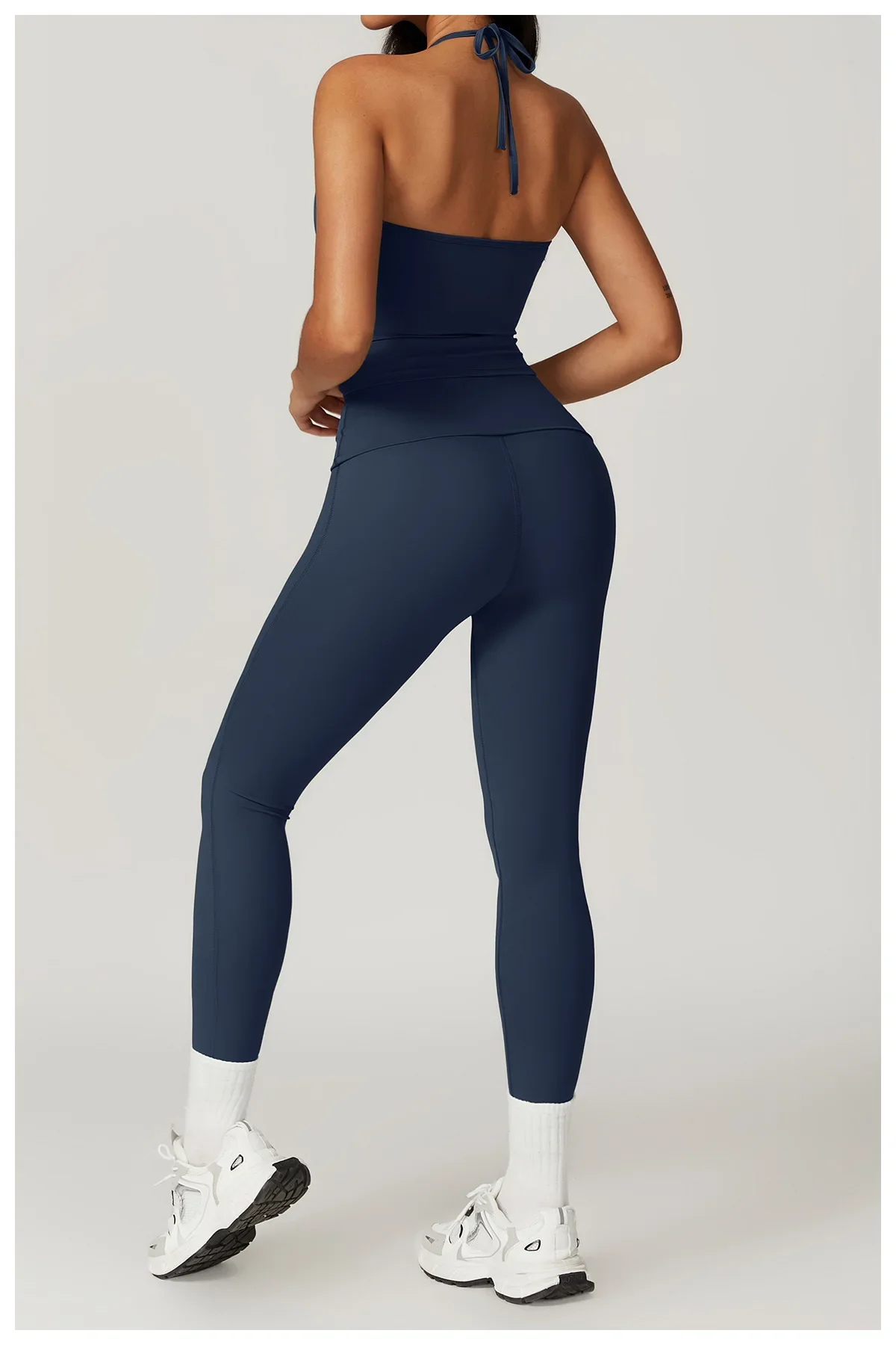 Leggings da yoga Leggings da donna Fitness Corsa Pantaloni slim a vita alta Push Up Leggings sportivi Palestra Atletica Allenamento ad asciugatura rapida Donna