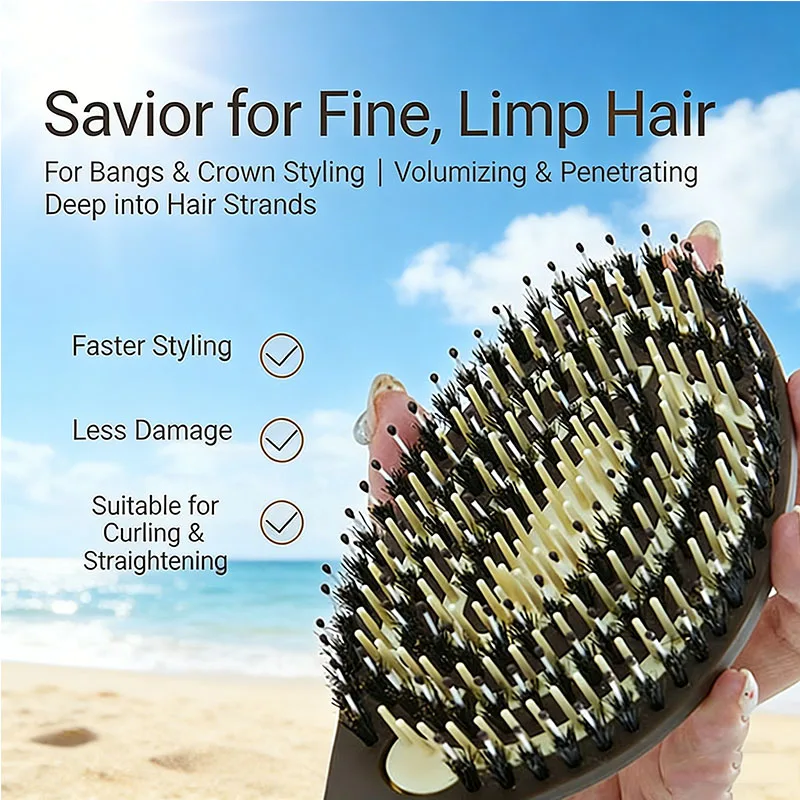 

Антистатическая расческа с воздушной подушкой, пластиковая массажная расческа для волос, практичный уход, массажер для головы, для домашнего использования, для кудрявых волос