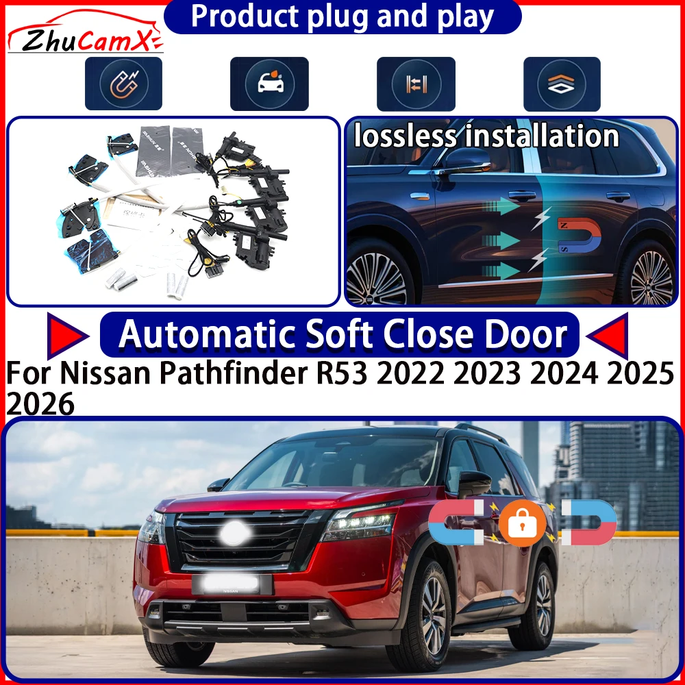 OEM Door Lock Actuator for Nissan Pathfinder R53 2022 2023 2024 2025 2026 Soft Close Door Kit Power Latch System Auto Door Easy