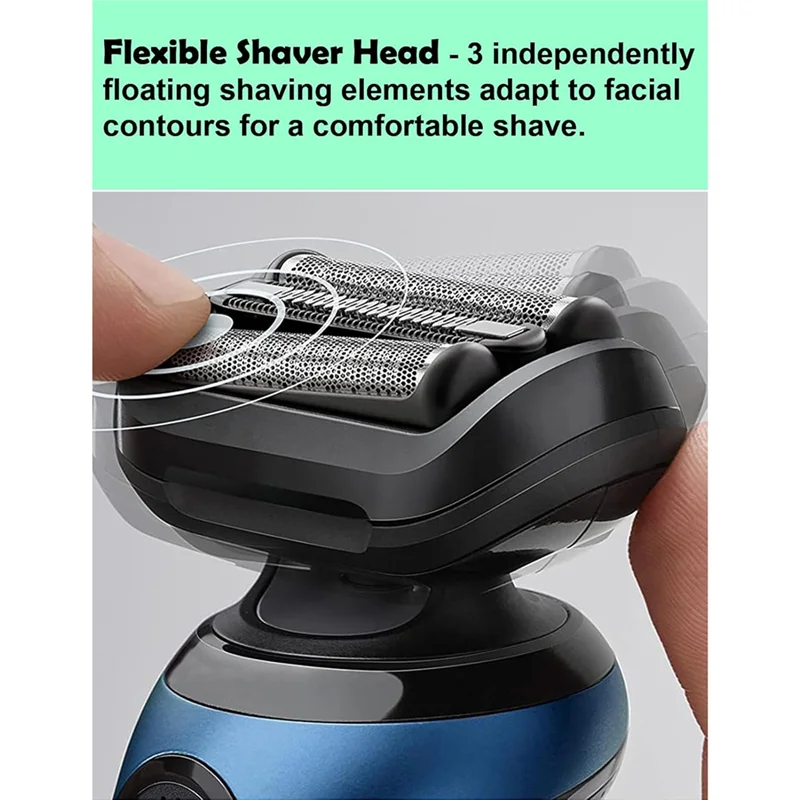 B01C-73S Shaver Head For Braun S5 S6 Razors, 6072Cc, 6090Cc, 6020S, 6040C, 5035S, 5020S, 5050Cs Razor Blade - Image 6