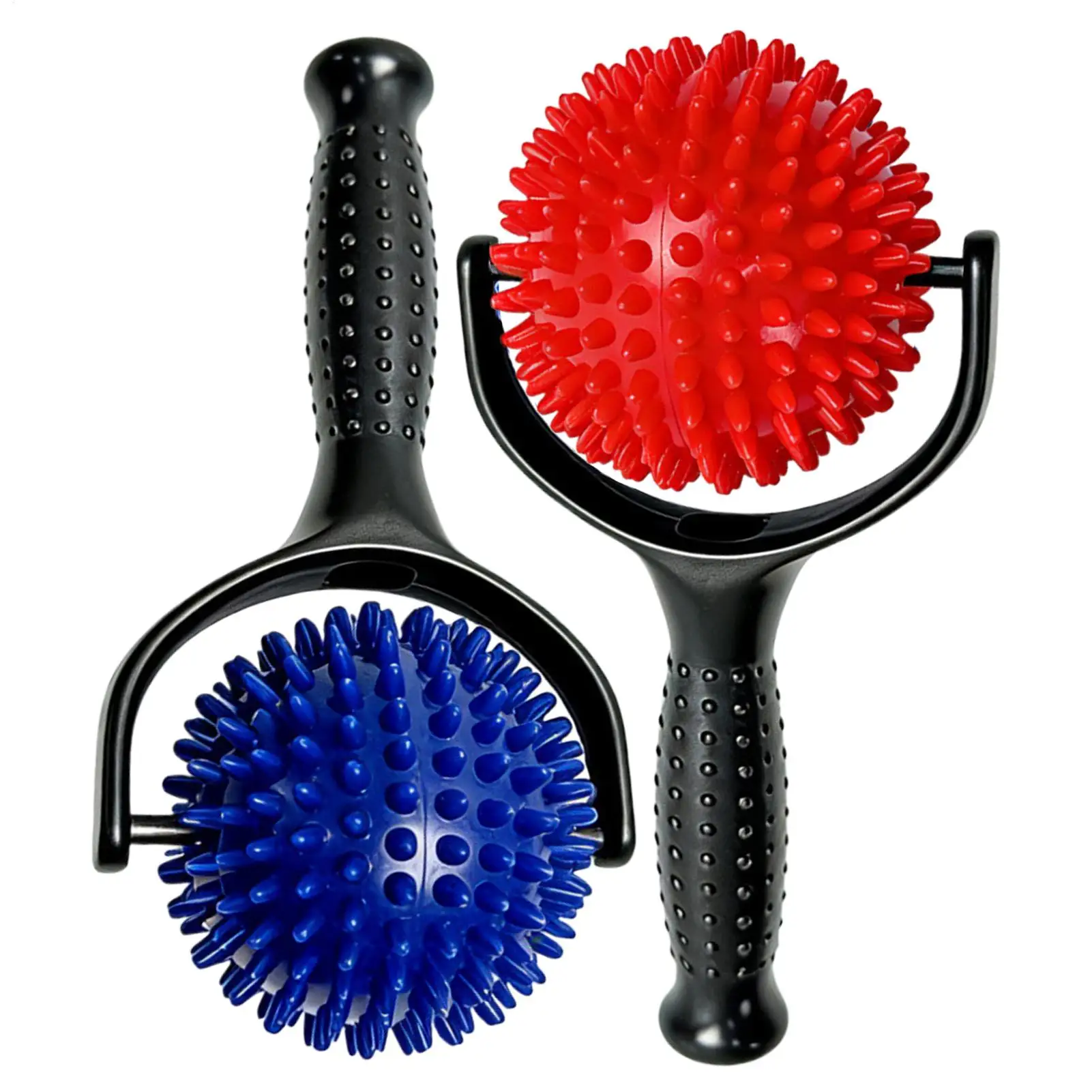 Massage Roller Muscle Relaxation Tools Yoga Massage Stick with Spiky Balls Body Muscle Roller for Back Leg Calf Foot Pain Relief