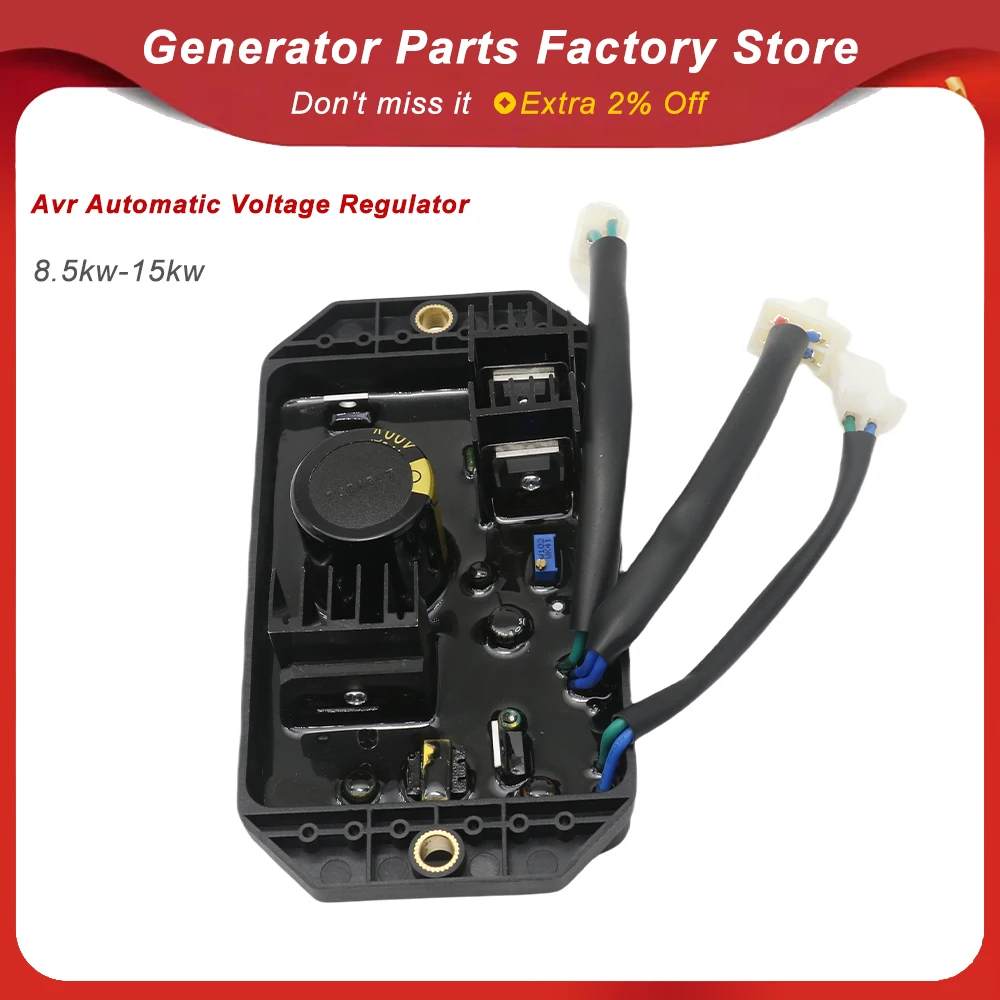 Generator Avr Automatic Voltage Regulator For 8.5kw-15kw Single Phase Three Phase