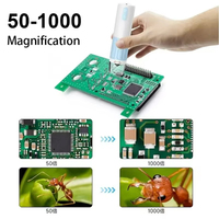 WIFI Digital microscope Camera 50x - 1000x magnification portable Handheld wireless charging microscope Android IOS PC HD