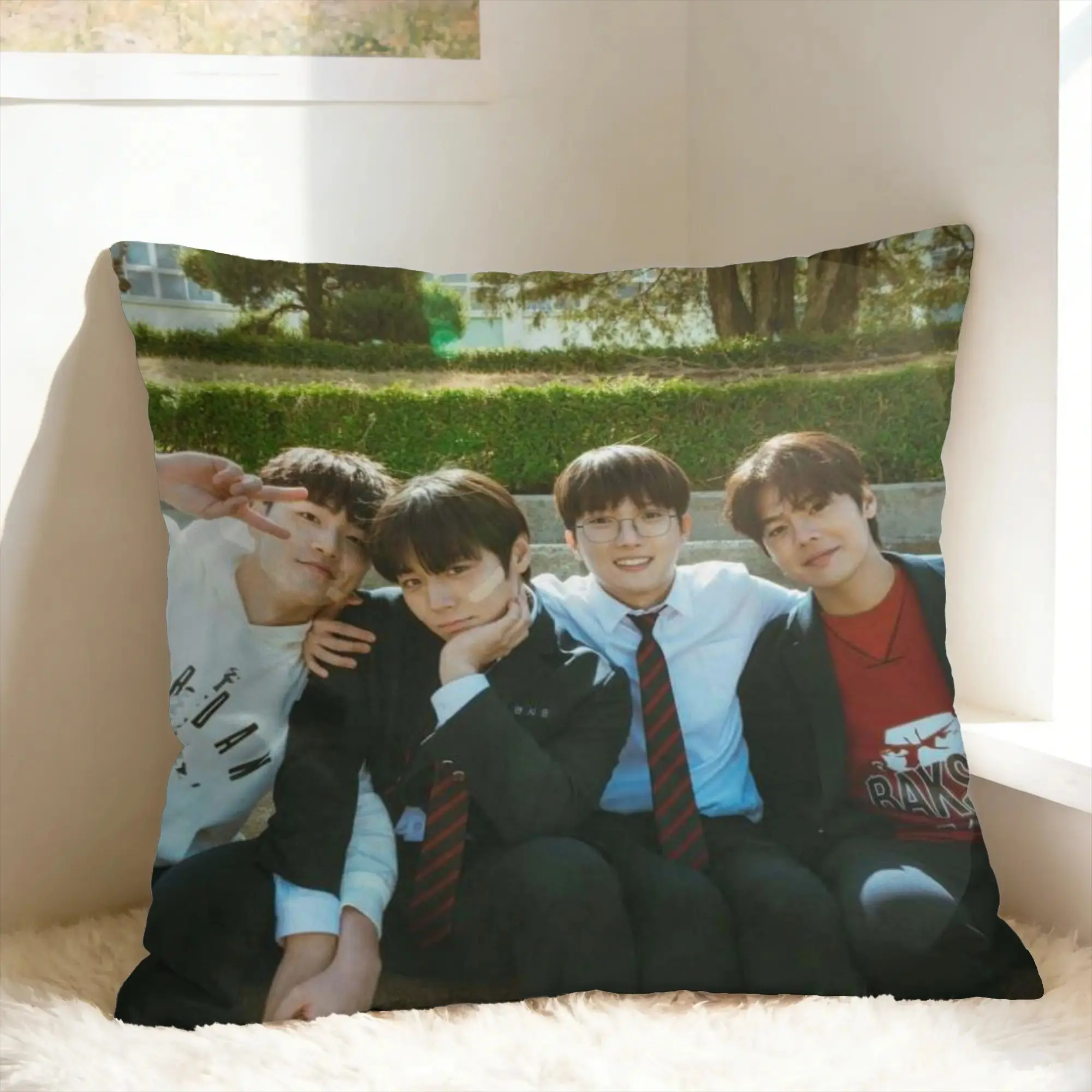 Hot Kdrama Weak Hero Class Pillow Case  Soft Pillow Cover For Chair Sofa Home Decor Funny Pillowcases