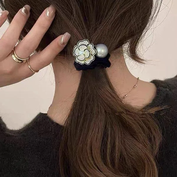 2/1 Stück/Set elegante Haarbänder mit Diamanten besetzte Blumenmuster, helle Haarbänder im Y2K-Stil, perfekt als Valentinstagsgeschenk – Detail 5