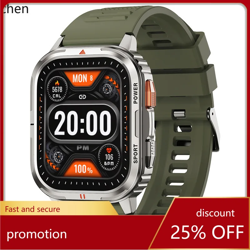 

Zml smartwatch: bluetooth calling, multiple outdoor sports modes, health monitoring, and rugged design