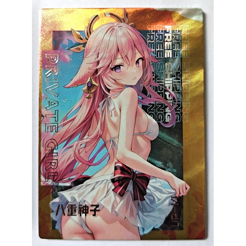 Anime Goddess Story Yamato Nami Robin Hatsune Miku Rem Ram Yae Miko Kitagawa Marin UP HP Collection Card Birthday Gift Game Toys