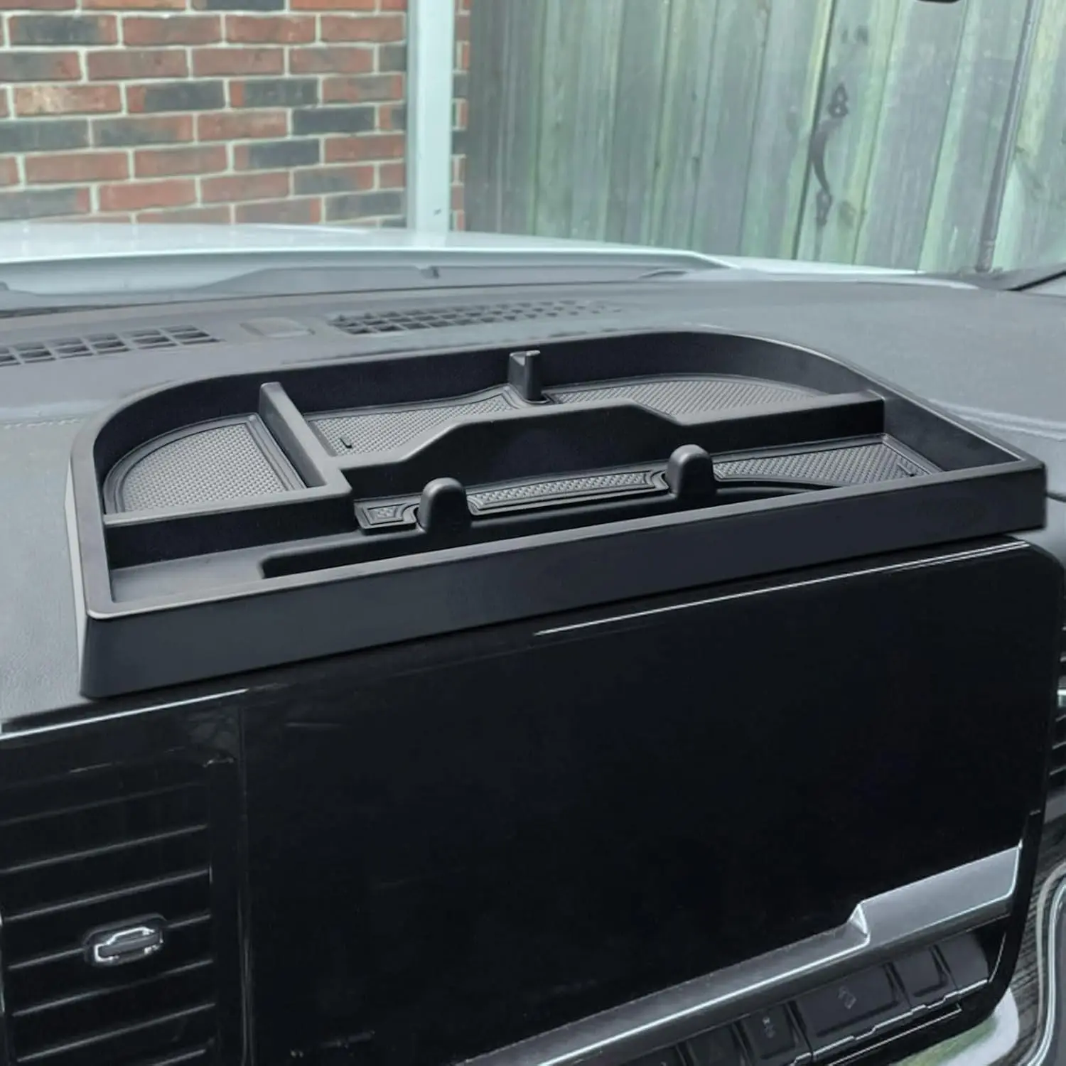 

Dashboard Storage Organizer Tray For 2022-2025 Chevy Silverado/GMC Sierra 1500/2024 2025 Silverado/Sierra 2500HD 3500HD Car Box