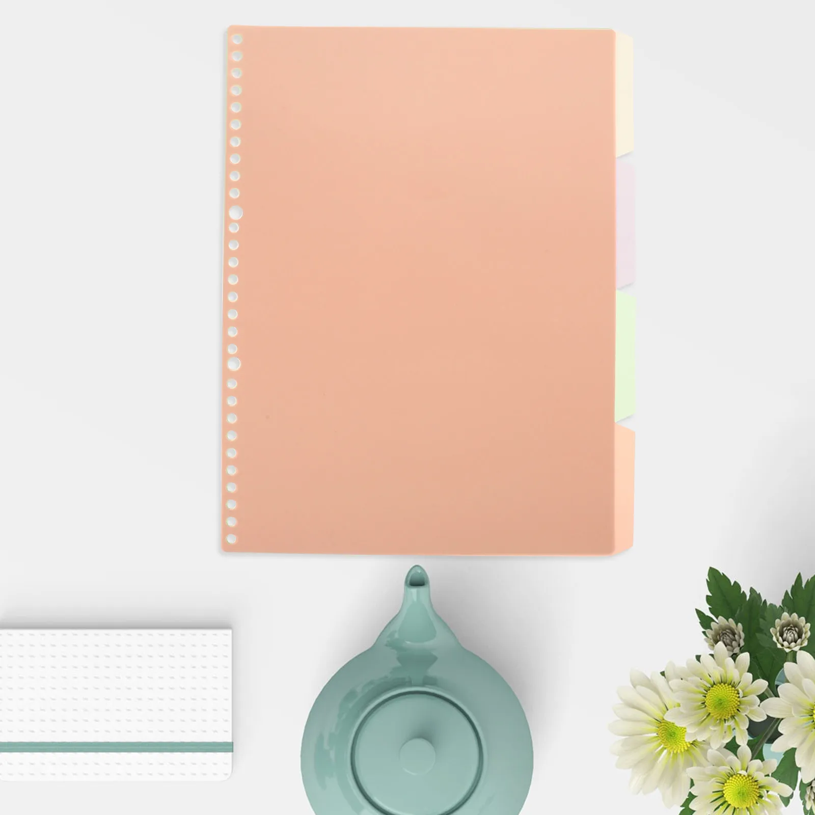 10Pcs Binder Dividers with Write-on Tabs Creative Index Dividers for Notebooks Planners Files Reports Presentations