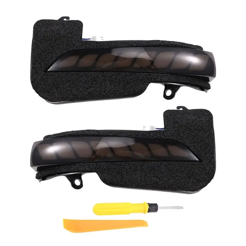 

Reliable-Car Dynamic Rearview Mirror Lamp Turn Signal Lights LED Indicator Lights Fortoyota Hilux Fortuner Innova
